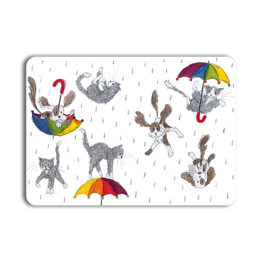 Its raining cats and dogs